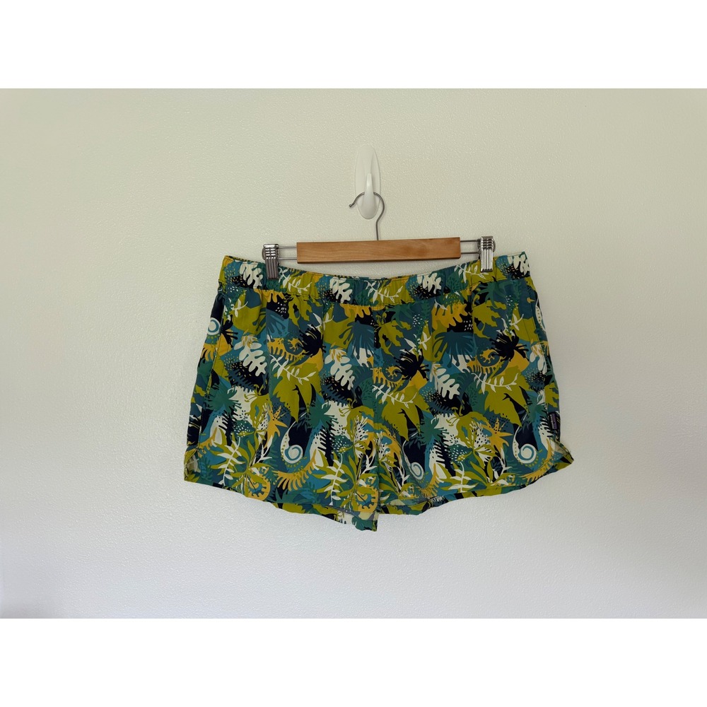 Patagonia Women's Barely Baggies 2.5" Shorts Wild Waratah Tasmanian Teal 57043